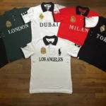 Dubai high-quality embroidered men's fashionable polo shirt - Image 2