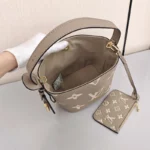 Lv 18 × 16 × 12cm style retro fashion women's shoulder bag elephant gray - Image 3