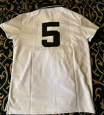 Miami white high-quality cotton embroidered polo shirt - Image 3