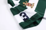 Summer high-quality striped Ralph Lauren Polo shirt made of combed cotton - Image 6