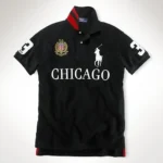 Chicago Polo Shirt High Quality Breathable Cotton Short Sleeve