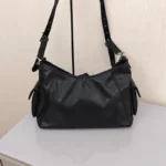 Lv Carryall Black Warrior Size 33.5 × 23 × 15cm Style Retro Fashion Women's Shoulder Bag - Image 4