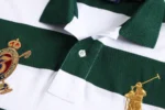 Summer high-quality striped Ralph Lauren Polo shirt made of combed cotton - Image 3