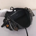 Lv Carryall Black Warrior Size 33.5 × 23 × 15cm Style Retro Fashion Women's Shoulder Bag - Image 2