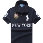 Classic City New York Black Fashion Polo Shirt