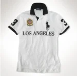 Los Angeles City Classic Style High Quality Embroidered Men's Fashion Polo Shirt