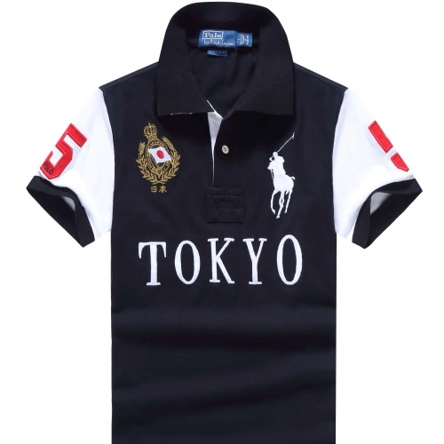 f14232c7_副本 Tokyo City Classic Style High Quality Embroidered Men's Fashion Polo Shirt - Image 1